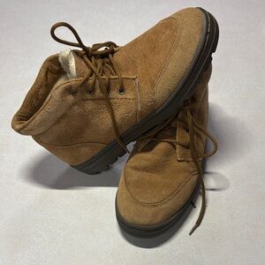 UGG Tan Suede Ankle Boots